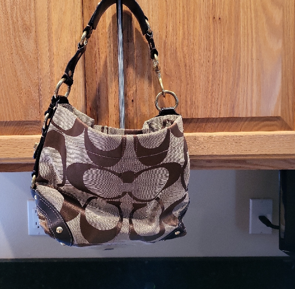 Stylish Brown Patterned Women's Bag